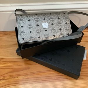 Authentic MCM munchen cross body purse